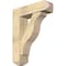 Ekena Millwork Funston Craftsman Rough Sawn Bracket w/ Offset Brace, Douglas Fir, 8"W x 28"D x 36"H BKT0806X28X36FST04RDF - alternate 1